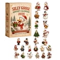 thumbnail image 2 of Silly Goose Advent Calendar Acrylic Hanging Ornament Set 24 Piece | Holiday Ornaments Set, Reusable, Suitable for Christmas Trees, Christmas Wreaths, Christmas Gift Packaging Accessories, and Walls, 2 of 8