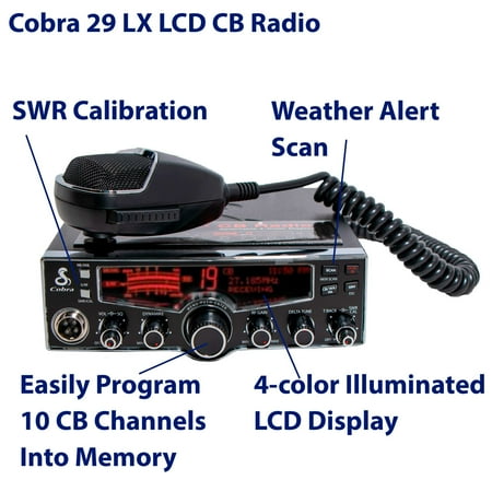 Professional CB Radio 4 Watt  40-CB Channels   **NEW** COBRA 29 LTD