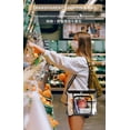 thumbnail image 5 of geerera Clear Insulated Lunch Bag for Adults, Large Reusable Thermal Lunch Box with Adjustable Shoulder Strap & Front Zipper Pocket, for Men & Women, 5 of 7