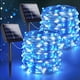 thumbnail image 1 of Guirnalda de luces solares SANJICHA, azul/blanco, 144 pies, 400 LED, paquete de 2, 1 of 6