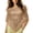 Khaki, variant on Fewfanhot Crochet Sequin Fringe Poncho Shawl, Hollow Knit Triangle Wrap for Women Beach Bohemian Daily Wear