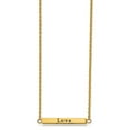 thumbnail image 2 of Primal Steel Stainless Steel Yellow IP-plated Cubic Zirconia Enjoy the little 16-inch with 2-inch Extension Bar Necklace, 2 of 7