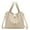 White, variant on HUISZJ Shoulder Bag Bucket Bag, PU Leather Crossbody Bag with Inner Bag, Magnetic Crossbody Bag for Work Travel (Black)