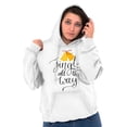 thumbnail image 4 of Christmas Carol Jingle All The Way Hoodie Sweatshirt Women Brisco Brands S, 4 of 6