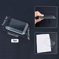 thumbnail image 4 of Clear Glass Paperweight Rectangle Glass Paperweights Faceted Blank Glass Paperweight Glass Ornaments for Holding Down Book Receipts Notes Home Decoration Ornament(2.76×3.94×0.59 Inch) DIY Making, 4 of 6