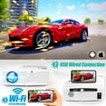 DR.J Professional Native 1080P 5G Projector, 450ANSI 300” Display