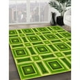 thumbnail image 2 of Ahgly Company Indoor Rectangle Patterned Aloe Vera Green Area Rugs, 6' x 9', 2 of 6