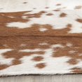 thumbnail image 4 of SAFAVIEH Studio Leather Kimbra Animal Print Area Rug, Ivory/Tan, 5' x 8', 4 of 6