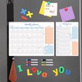 thumbnail image 2 of LCXmlly Magnetic Calendar Magnetic Calendar Kit Scratch proof Dry Erase Fridge Weekly Planner, 2 of 8
