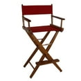 thumbnail image 2 of American Trails Extra-Wide Premium 30" Director's Chair Black Frame with Natural Canvas, Bar Height, 2 of 5