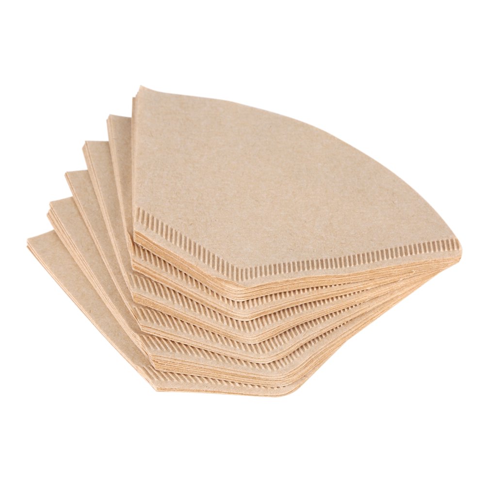 Yosoo 40Pcs Unbleached Natural ConeShape Drip Coffee Cup Filter Papers