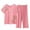 Pink, variant on Iyufng Womens Pajama Sets,Pajama Sets for Women Plus Size,Short Sleeve Round Neck Loungewear Printed Tops Pants Set,Women's 2 Pieces Sleepwear Sets