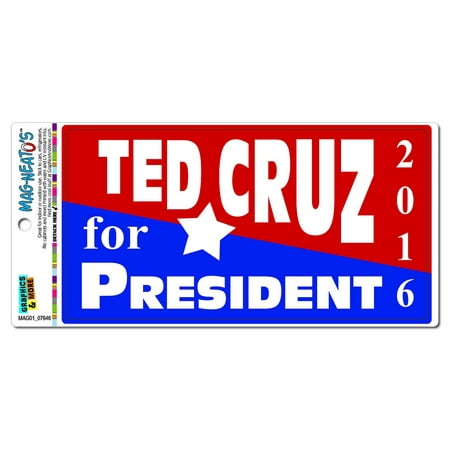 Ted Cruz for President 2016 - Republican Party MAG-NEATO'S(TM) Car/Refrigerator