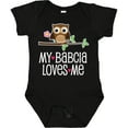 thumbnail image 3 of Inktastic My Babcia Loves Me Girl Owl Girls Baby Bodysuit, 3 of 5
