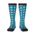 thumbnail image 1 of Bingfone Sea Turtle Print Compression Socks for Women and Men Long Socks for Running Athletic Cycling Nurse, 1 of 6