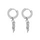 thumbnail image 2 of Ear Studs Stainless Steel Earrings for Decor 1Pair Punk Jewelry, 2 of 3