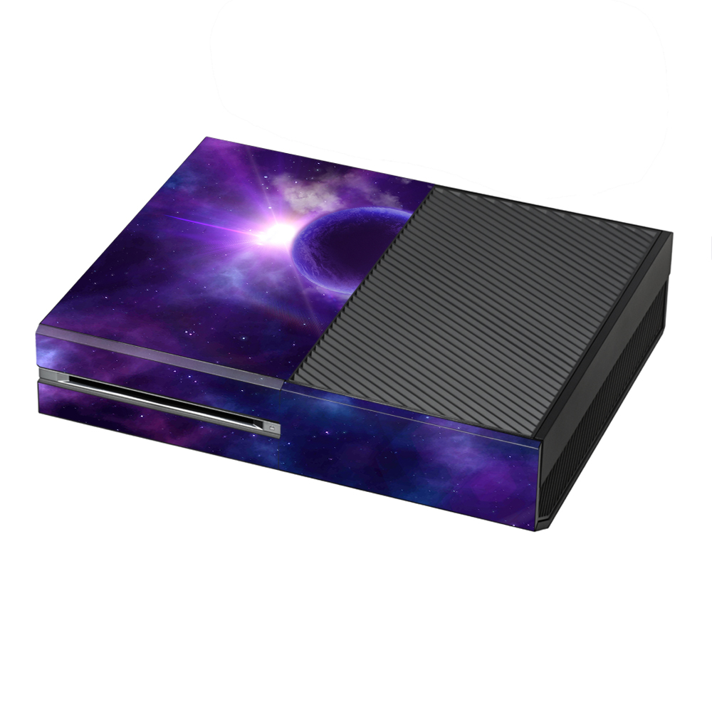 Skins Decals For Xbox One Console / Purple Moon Galaxy