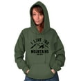 thumbnail image 3 of Love You To Mountains Hiking Couple Hoodie Sweatshirt Women Men Brisco Brands X, 3 of 6