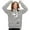 11-Grey919, variant on Women's Cat Ear Hood Hoodie Front-Pocket Hoodies Cute Daily Long-Sleeve Top