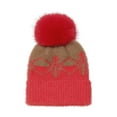 thumbnail image 1 of Sombreros Sombrero Navidad Copo de Nieve Suéter Sombrero Imitación Visón Sombrero de Punto Para Mujer Sombrero de Mujer, 1 of 2