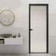 thumbnail image 4 of Puertas interiores de aluminio con bisagras Sincero Cristal Moderno Negro, 4 of 6