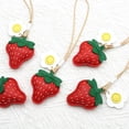 thumbnail image 5 of BiFandian Strawberry Keychain, Fruit Bag Charms, Strawberry Shaped Pendant Charms for Purse Backpack Key Hanging Decorations, 5 of 5