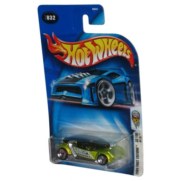 Hot Wheels 2004 First Editions 32/100 (2004) Green Hi I.Q. Die-Cast Toy Car #032