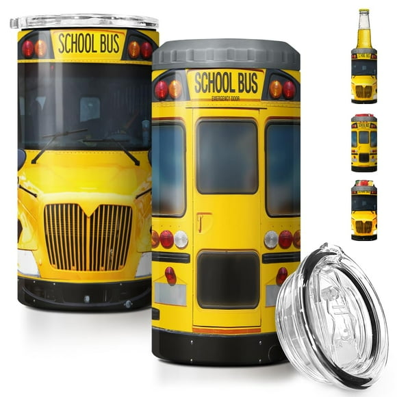 Vaso Térmico SANDJEST Conductor de Autobús Escolar 350 mL Acero Inoxidable