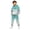 0##Light Green499, variant on Kiijoy Boys Casual Athletic Outfits Gradient New York Hoodie Sweatpants Set, Size 2-14