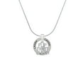thumbnail image 2 of Delight Jewelry Silvertone Flip Twist Cheer Laugh Ring Charm Necklace, 18", 2 of 4