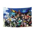 thumbnail image 3 of My Hero Academia Tapestry, Anime Wall Poster Art, Wall Tapestry For Bedroom Living Room Dorm Room, Wall Hanging For Festival Party Events Background Photography Backdrop, 60x40 Inch, 3 of 9