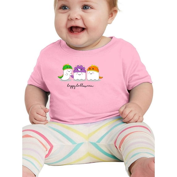 Cute Halloween Dino Ghosts T-Shirt Infant -Image by Shutterstock, 6 Months