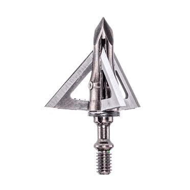 Muzzy Trocar XB 3-Blade Crossbow Broadhead, 100 Grain, 3 Pack, Steel Blades, Model 292-3W