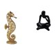 thumbnail image 1 of Estatua de resina,Estatua de resina para decoración del hogar,manualidades,oro,Escultura de oro,figura de resina,regalos decorativos.,Figura de lector abstracto,Estatua de pensador, 1 of 8