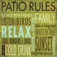 thumbnail image 2 of Marrott, Stephanie 20x20 Black Ornate Wood Framed with Double Matting Museum Art Print Titled - Patio Rules, 2 of 4