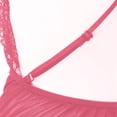 thumbnail image 5 of Levmjia Womens Halter Lace Mesh One Piece Lingerie Set Deep V Backless Floral Sleepwear Bodysuit Soft Stretch Date Nights Solid Color, 5 of 6