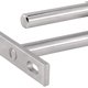thumbnail image 4 of Soportes de metal de 6 piezas para estante flotante, soporte de fijaciones ocultas de 3 pulgadas F, 4 of 5