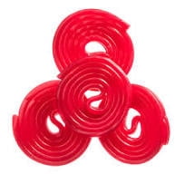 FirstChoiceCandy Licorice Wheels Gummy Candy (Red Strawberry, 5 Pound)