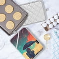 thumbnail image 5 of Yayeee Pot Holders Kitchen Heat Resistant with Pocket 7"x9.8" Cotton Oven Cooking Hot Pads, Astronaut and Sky, 5 of 7