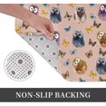 thumbnail image 3 of Front Door Mat Little Owl Butterfly Bedroom Entryway Rug Non-Slip Washable Indoor Carpet Doormat Decorative Low Profile Area Rug for Home Living Room Bedroom Laundry Floor Decor, 24 x 16 Inch, 3 of 7