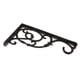 thumbnail image 1 of Soporte Negro para Estante de Pared de Metal Resistente, 1 of 8