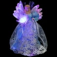 thumbnail image 3 of Northlight Lighted Color Changing Fiber Optic Angel Christmas Tree Topper - 12" - Blue, 3 of 6