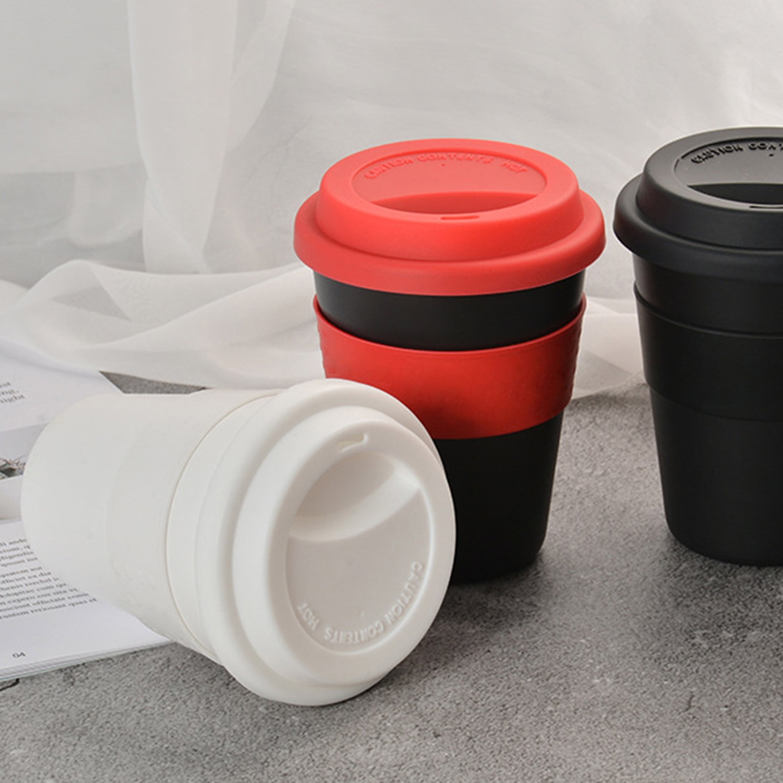 Heat-Resistant Double Wall Glass Coffee Cup High Borosilicate Glass Cup  with Silicone Sleeve and Cover - China Glass Cup with Cover and Glass Cup  with Silicone Sleeve price