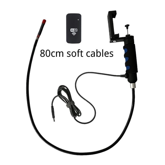 180 Degree Rotatable Industrial Endoscope Camera Control Steering Automotive Pipe Inspection ,Easily Maneuver