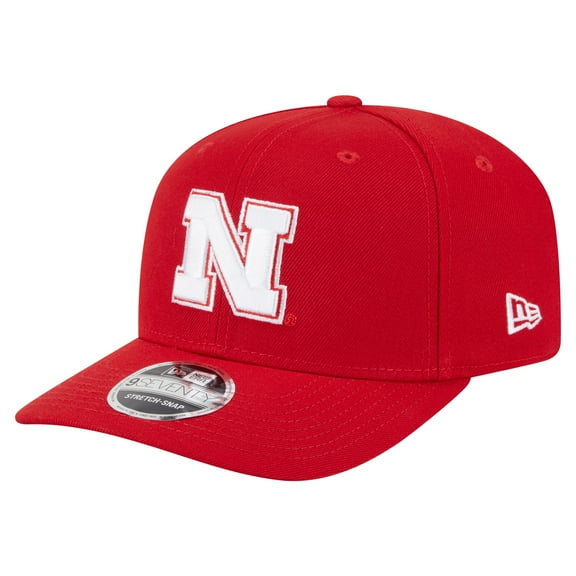Men's New Era  Scarlet Nebraska Huskers Team Collective 9SEVENTY Stretch-Snap Adjustable Hat