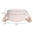 thumbnail image 2 of Bolso de hombro sencillo para mujer con correa ancha bolso informal para citas diarias para mujer, 2 of 9