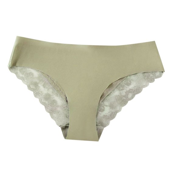 Women's Sexy Lace Edge Seamless Comfortable Breathable Triangle Panties