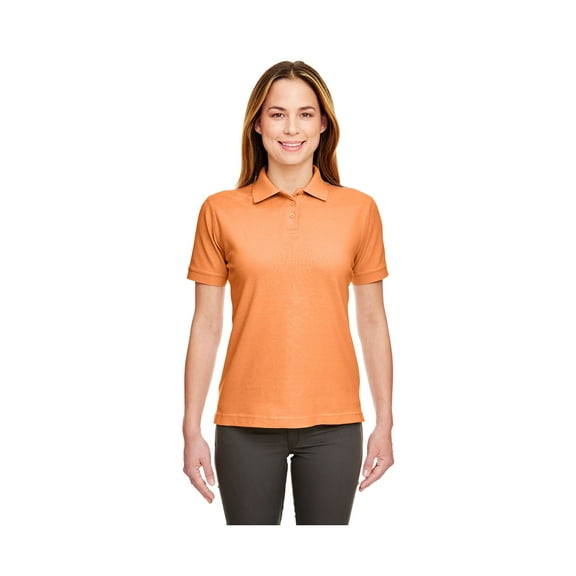 UltraClub Women's Classic Pique Polo Shirt, Style 8530