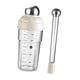 thumbnail image 2 of Juego de coctelera y mortero, botella mezcladora de bebidas a prueba de fugas de 600 ml, accesorios de bar para principiantes, frutas, té, cafetería Plata, 2 of 8