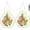 Gold-2PCS, variant on BABUFINE Pressed Flower Frames with Tweezers, Wall Hanging Double Glass Picture Frames with Chain for Dried Flowers Plants Wall Decor,Only Frame (Gold-2PCS)